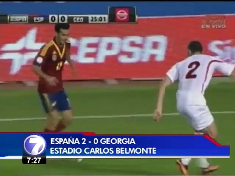 España 2 - Georgia 0