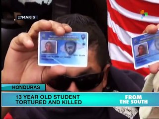 Students charge death squads with murdering leaders