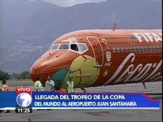 Trofeo de la Copa del Mundo llega a Costa Rica