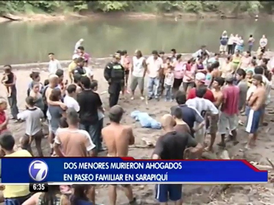 Menores ahogados en río Sarapiquí disfrutaban de un paseo familiar