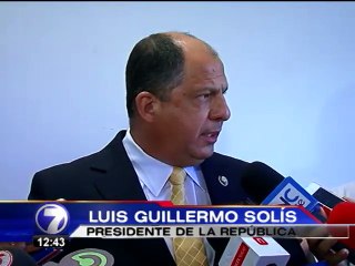 Presidente asegura que todo está bajo control en la provincia de Limón