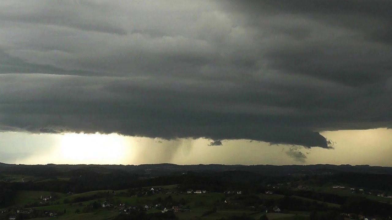 21/09/2014 - Zeitraffer Superzelle @ SOS Wetterstation Mühldorf (BZ Südost-STMK)