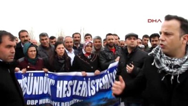 Van - Muradiye'de Hes Protestosu -2