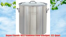 Bayou Classic 1022 Stainless Steel Stockpot 122-Quart
