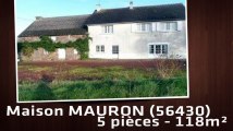 A vendre - Maison/villa - MAURON (56430) - 5 pièces - 118m²
