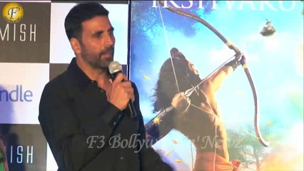 AMISH TRIPATHI'S BOOK LAUNCH 'SCION OF IKSHKAVU' BY AKSHAY KUMAR