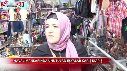 Havalimanlarında unutulan eşyalar kapış kapış