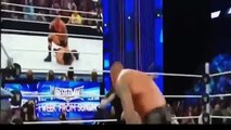 WWE Smackdown 19 March 2015 Randy Orton RKOs on Security Team
