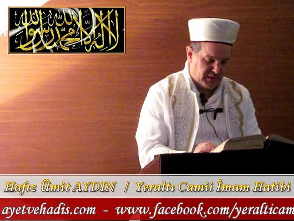 Hafız Ümit AYDIN / Yeraltı Camii İmam Hatibi & Cuma Vaazı