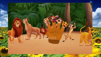 The Lion King Finger Family Nursery Rhymes - Rhymes Collection For Children