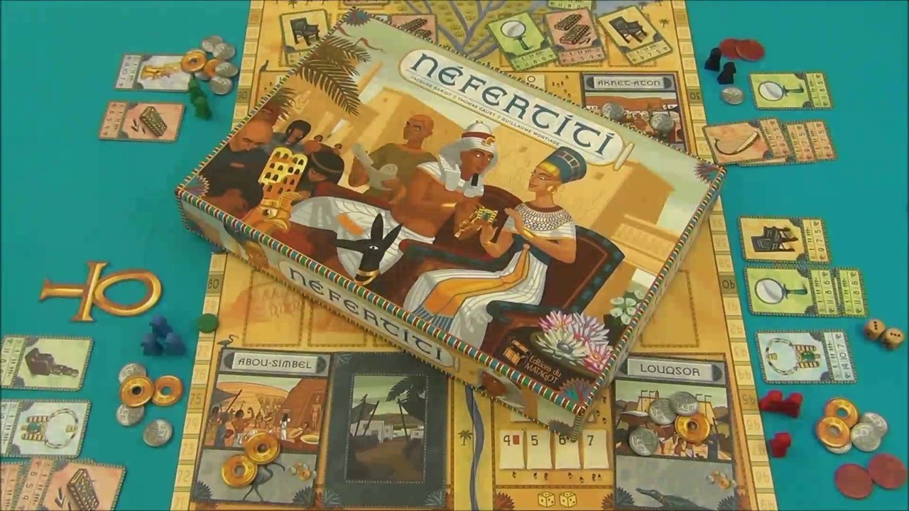 Vidéorègle #396: La règle du jeu "Néfertiti" expliquée en vidéo