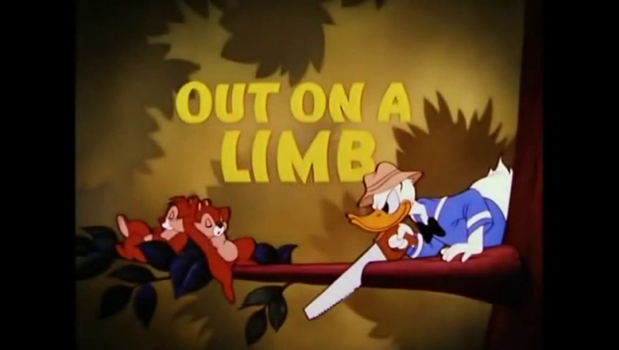 Chip and Dale Donald Duck-Out On A Limb