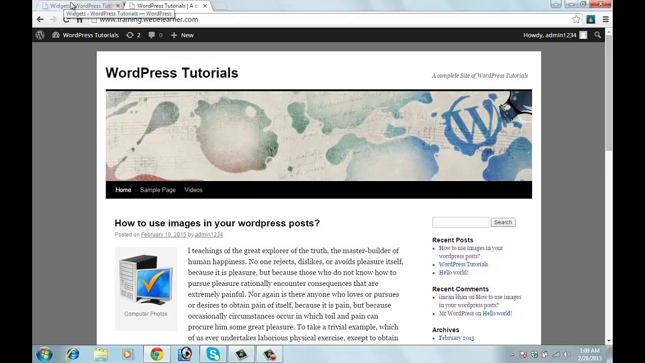 WordPress in Urdu Lesson 12