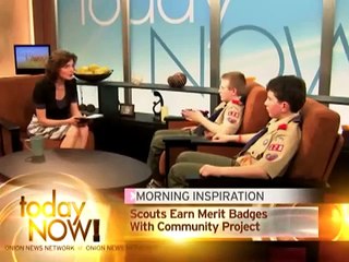 12-Year-Old Boy Scouts Offer To Give Breast Exams