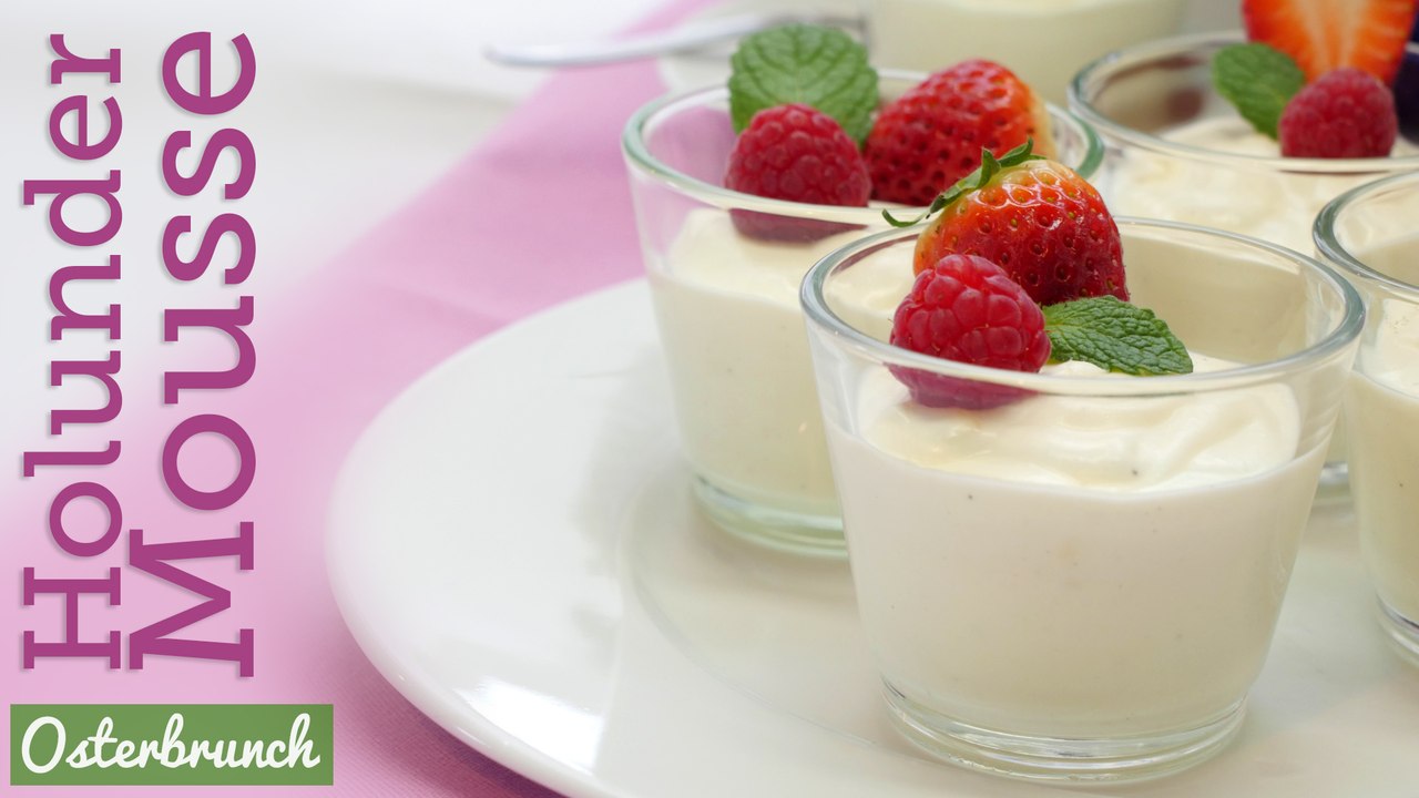Rezept - Holunder-Mousse - Osterbrunch (Red Kitchen - Folge 320.5)