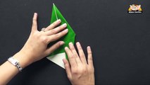 How to make a Leaf - Origami in Hindi