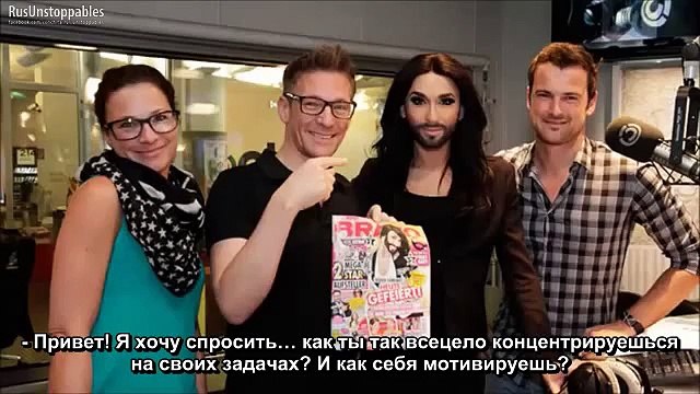 Conchita Wurst - Interview O3 Wecker - Part 3 - 21 May 2014 - русские субтитры