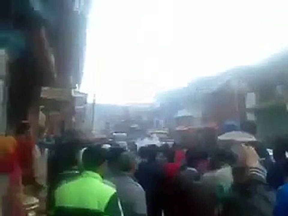 Celebrations in Kashmir after India's Defeat against Australia in World Cup Semi