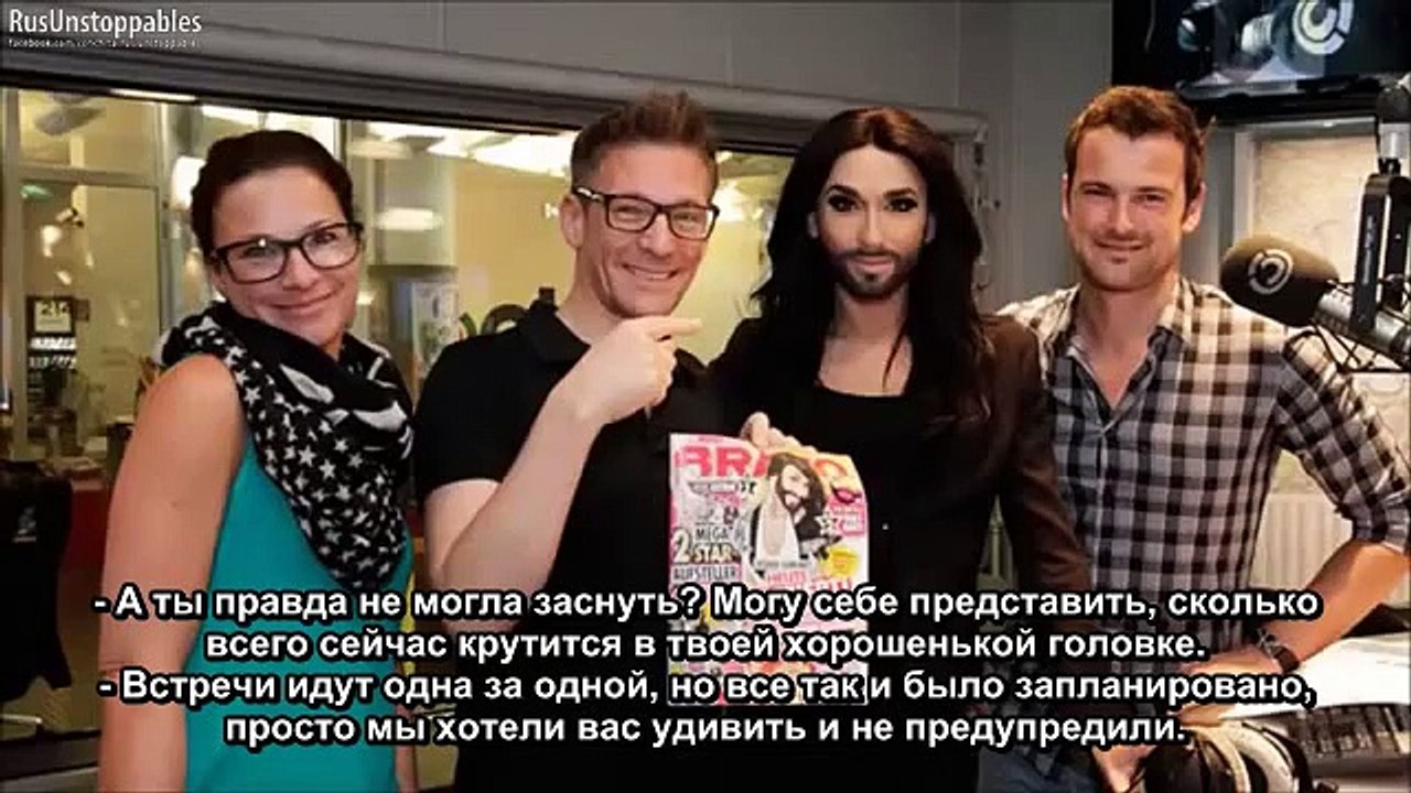 Conchita Wurst -  Interview O3 Wecker - Part 1 - 21 May 2014 - русские субтитры