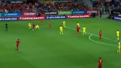 Isco Amazing Roulette Skill Spain vs Ukraine 2015