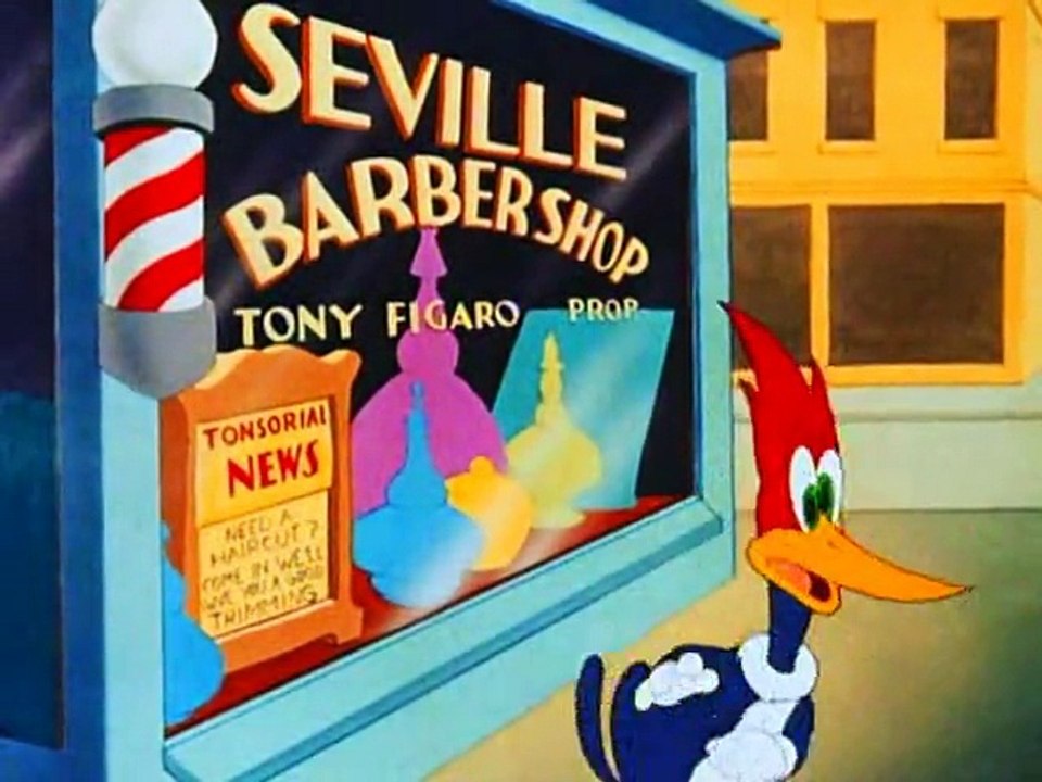 Woody Woodpecker - The Barber of Seville