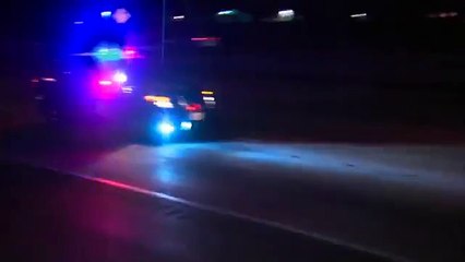 Woman driving on freeway passed out