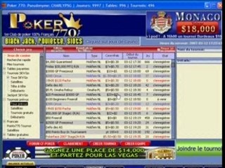 Cash game et tournois