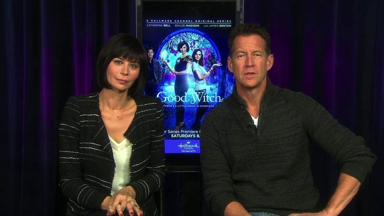 IR Interview: Catherine Bell & James Denton For "Good Witch" [Hallmark]