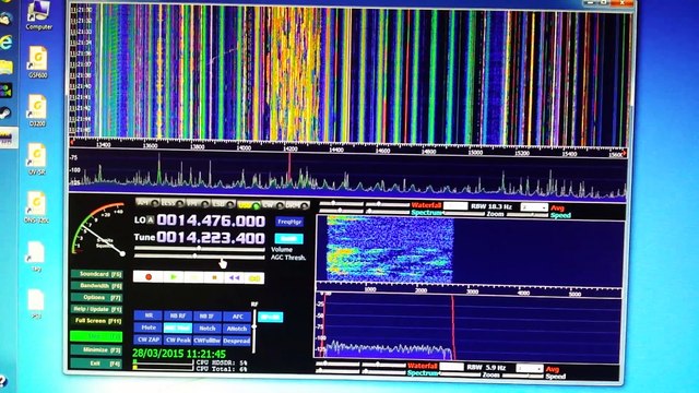 Ham it up . SDR 20m radio test