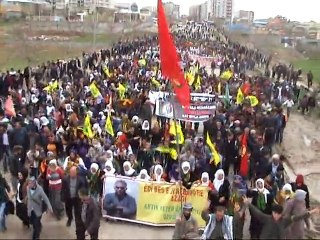 Siirt’te Binler Newala Qesaban’a yürüdü