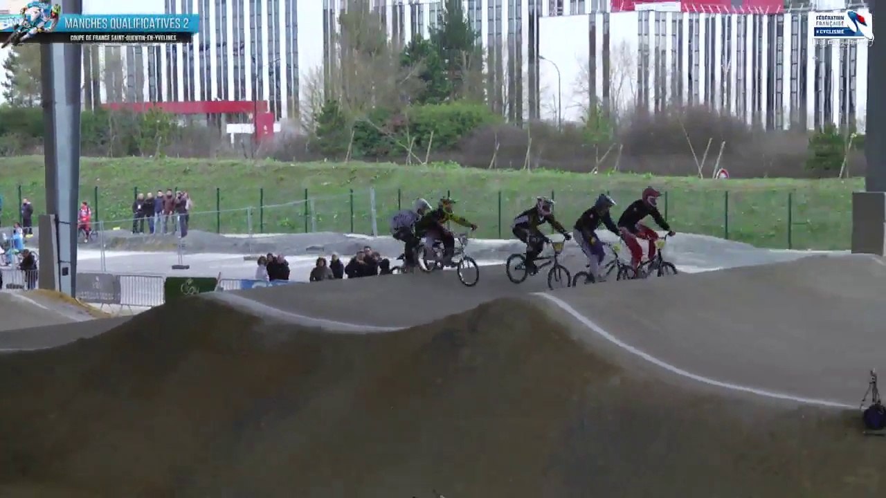 REPLAY MANCHES QUALIFICATIVES 1 DIMANCHE APRÈS MIDI LIVE COUPE DE FRANCE BMX À SAINT-QUENTIN EN YVELINES 29 MARS 2015
