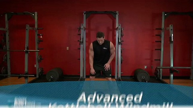 Advanced Kettlebell Windmill Abdominals Exercise for Male