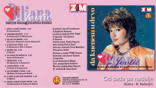 Biljana Jevtic - Od sada pa nadalje (1997)
