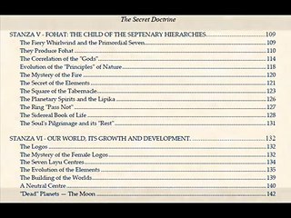 The Secret Doctrine - Table of Contents - Vol. I. COSMOGENESIS