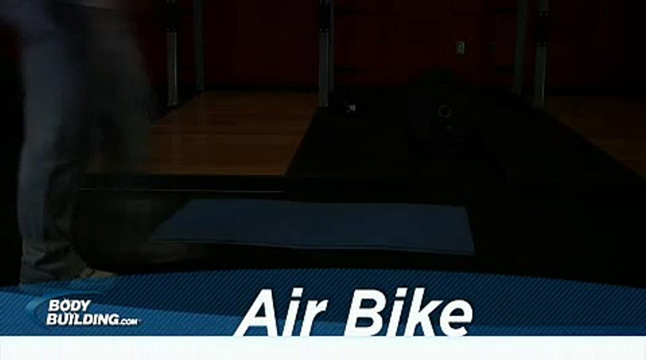Air Bike Abdominals Exercise for Male