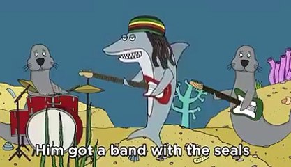 Reggae Shark Awesome and Animation - Children Cartoon -