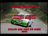 camera embarquee durand - ratier collias rallye des vins du gard 2015