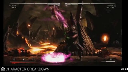 Mortal Kombat X - Ermac vs Mileena Gameplay