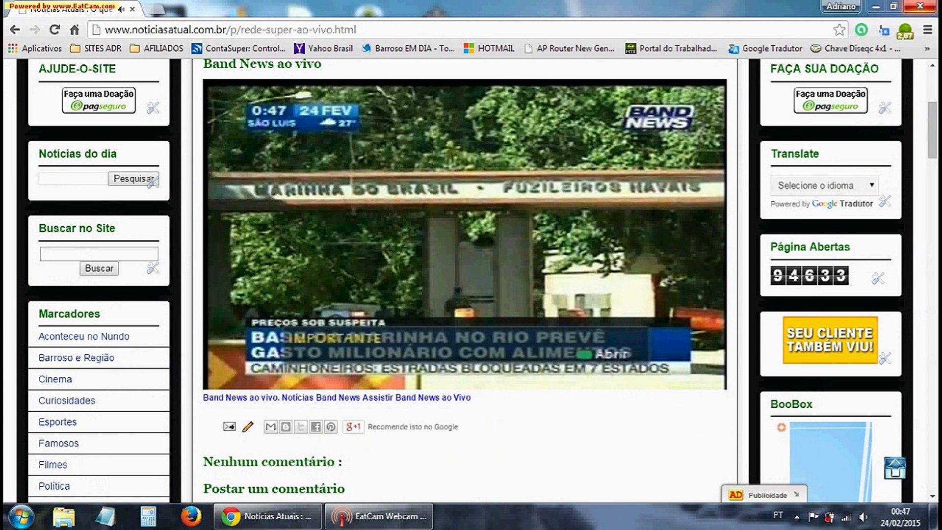 Assistir Band News Ao Vivo Video Dailymotion