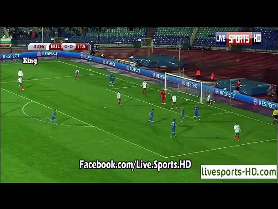 Bulgarie 0 - 1 Italie # Minev (Own Goal)