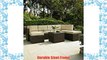 Palm Harbor 8 Piece Outdoor Wicker Seating Set - Two Corner Chairs Three Center Chairs Two