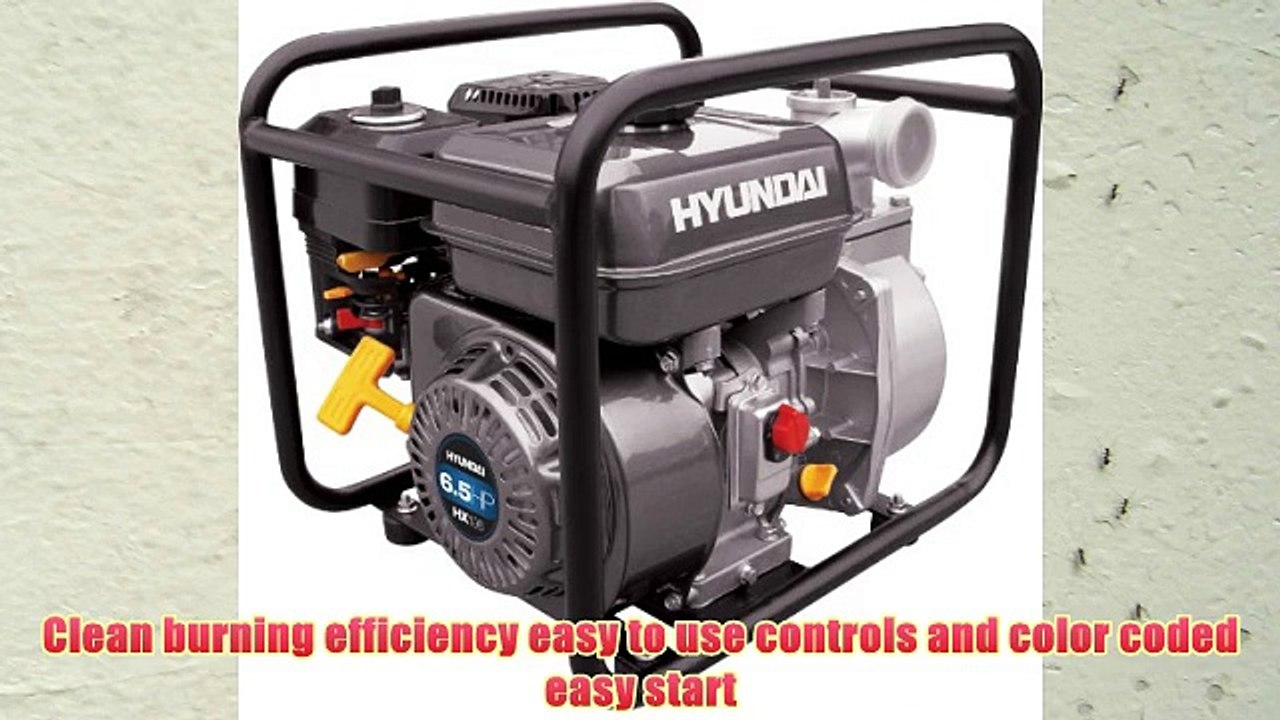 Hyundai HWP552 2-Inch 5-1/2 HP Gas Powered Water Pump