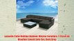 Luxxella Patio Mallina Outdoor Wicker Furniture 7-Piece All Weather Couch Sofa Set Dark Grey