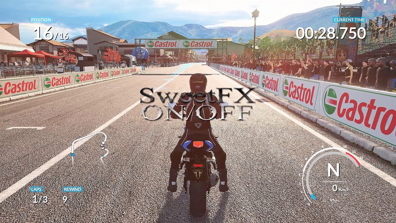 RIDE with SweetFX / Reshade - gameplay PC [ Improved graphics mod ] on Windows 8.1 / 1440p