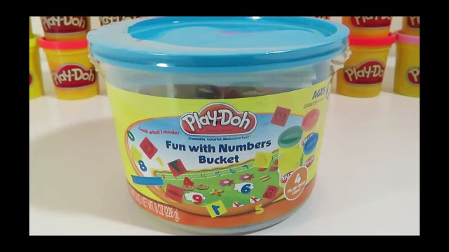 Play Doh Play Doh Fun with Numbers Bucket Playset Learn Simple Math and How To Count with Play Dou