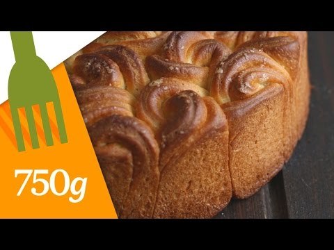 Recette de la Brioche bouclette - 750 Grammes