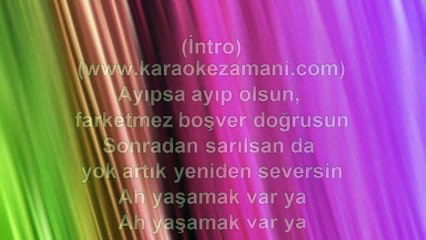 Athena - Yaşamak Varya - 2000 TÜRKÇE KARAOKE