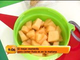 Las frutas también tienen horarios