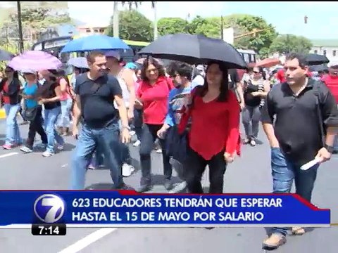 Educadores sin paga deben esperar 15 días más antes de recibir salarios atrasados