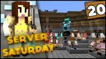 Minecraft SMP: Server Saturday 1.8 - Ep  20 - ROLLER COASTER!